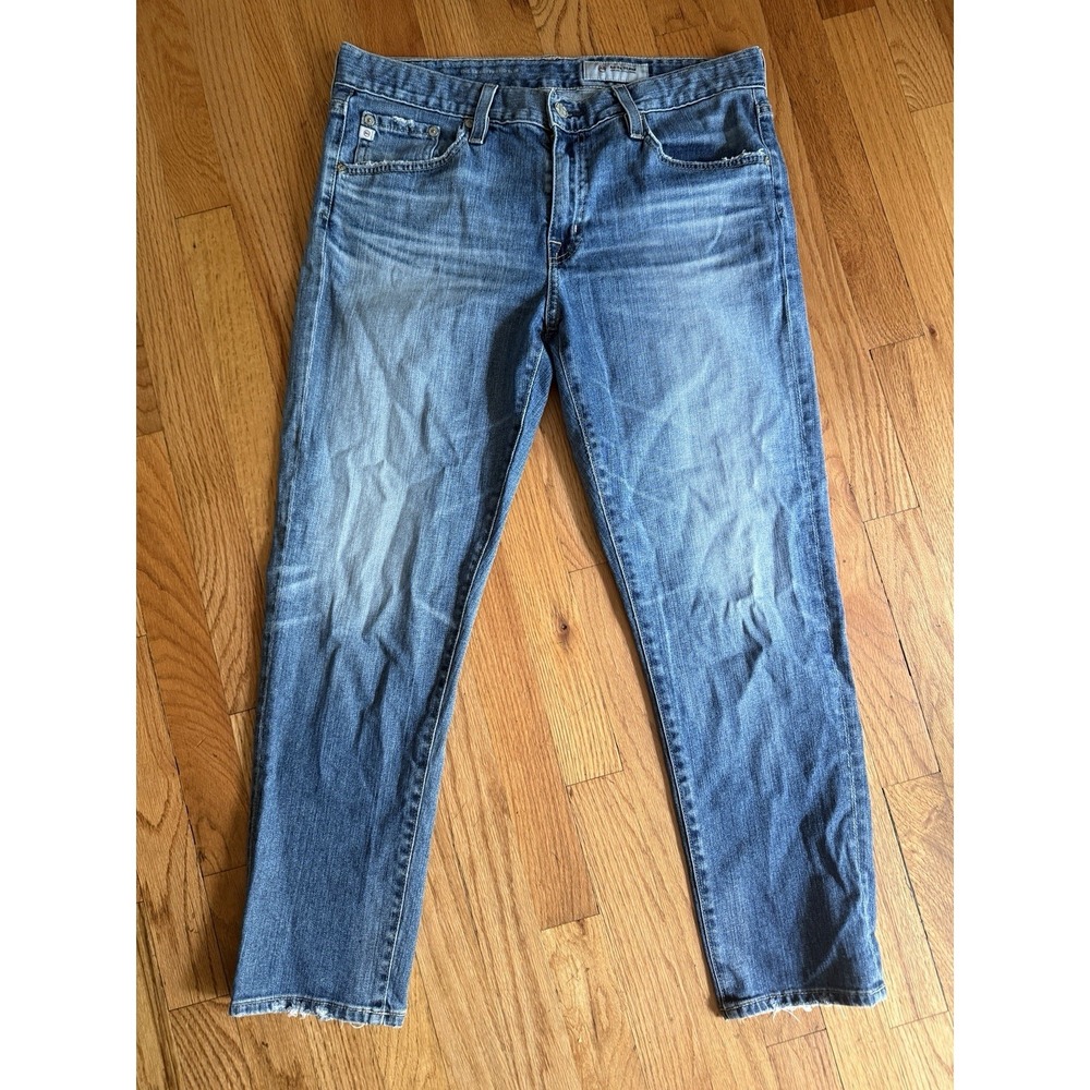 Ag The Ex Boyfriend Slim Jeans Women's 30R Blue (Inseam‎ 26) Crop 30